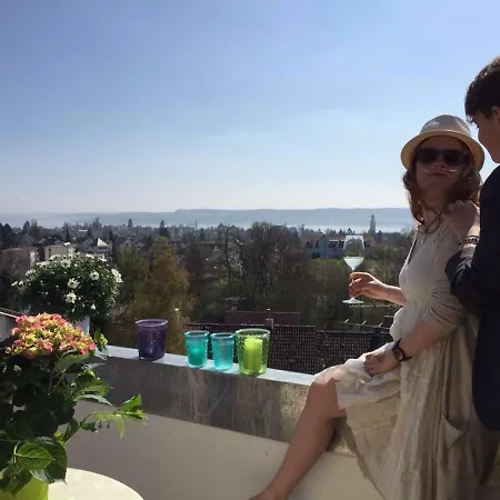 شقة Traumhafte See- Und Alpensicht اوبرلنغن